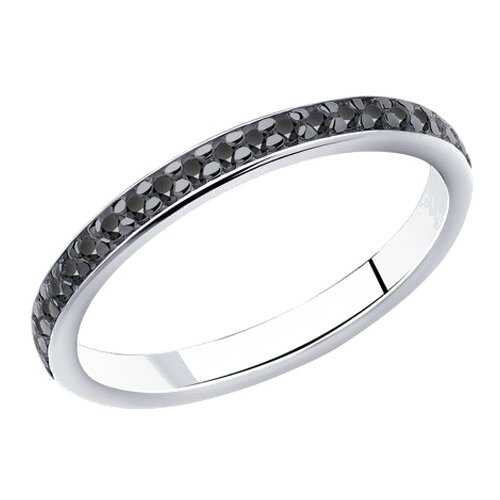 Серебряное кольцо женское с фианитами SOKOLOV 94010700 р.17.5 в Адамас