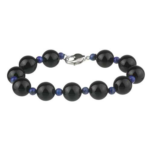 Браслет женский My-bijou 303-1464 черный/синий в Адамас