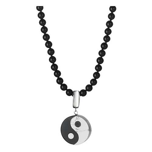 Бусы My-bijou Инь-Ян, агат черный 65 см в Адамас