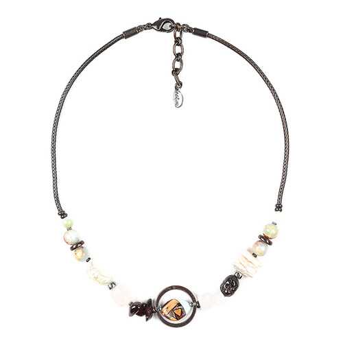 Колье женское Nature Bijoux NB20.1-15-41182 розовое/голубое/серебристое в Адамас