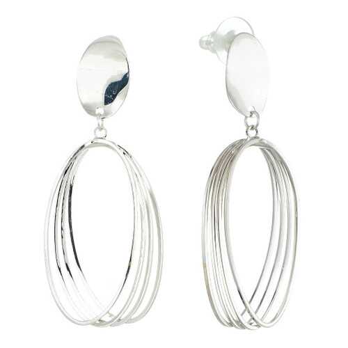 Серьги Corona Style B006E03187 серебристые в Адамас