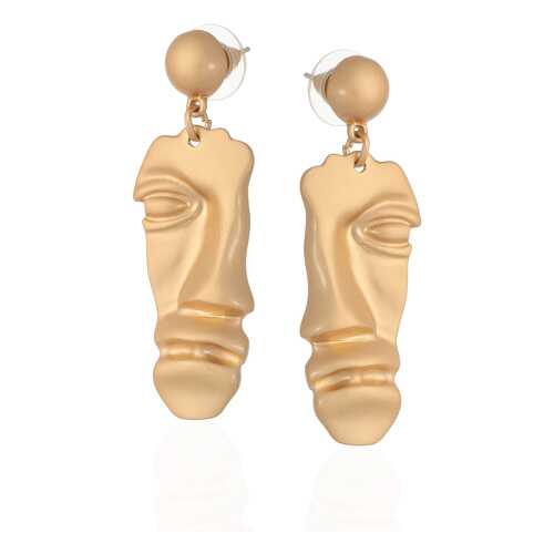 Серьги Lattrice 221155468 золотистые в Адамас