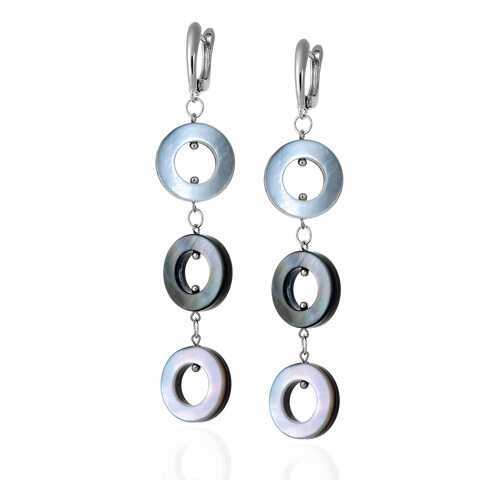 Серьги Lattrice 54666165 серебристые в Адамас