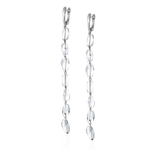 Серьги Lattrice 54666173 прозрачные в Адамас