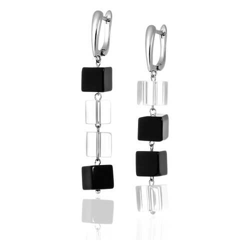 Серьги Lattrice, вставка агат, артикул 54666025 в Адамас