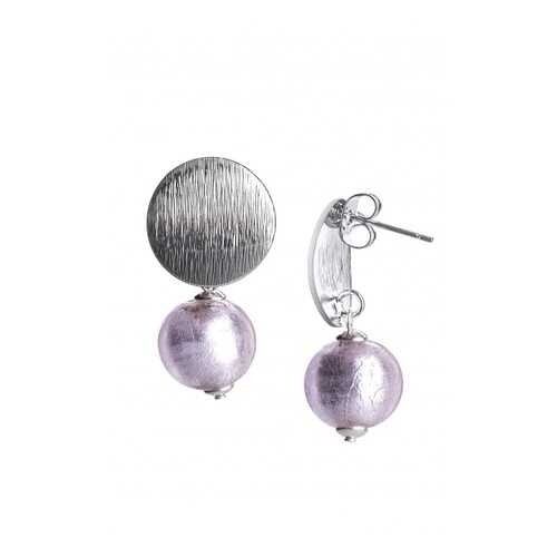 Серьги Perla Metallo Rotondo Grande 09030617 розовые в Адамас