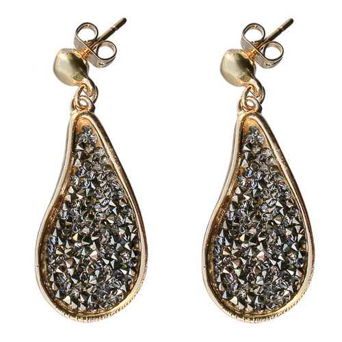 Серьги женские La Pettit Bijoux ALE72PEN.17 черные в Адамас